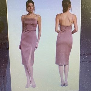 Ever New Women’s Misty Bonded Satin MIDI Dress